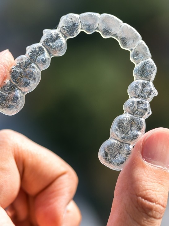 Model holding invisalign