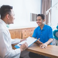 patient asking about cost of teeth whitening in Naples